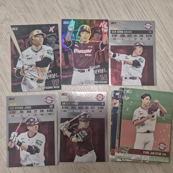 [BUNJANG] Kiwoom Heroes KBO Baseball Cards Collection / 2026 scc kbo카드(크보카드) 플러스 키움 모음(개별구매 가능)