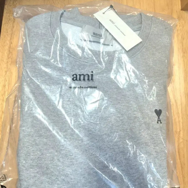 [BUNJANG] AMI Alexandre Mattiussi Sweatshirt Grey L / 아미 알렉산드레 마티우시 맨투맨 그레이 L
