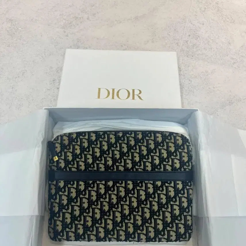 [BUNJANG] Dior Oblique Clutch Full Set / 디올 오블리크 클러치 풀박스