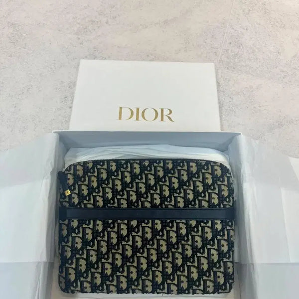 [BUNJANG] Dior Oblique Clutch Full Set / 디올 오블리크 클러치 풀박스