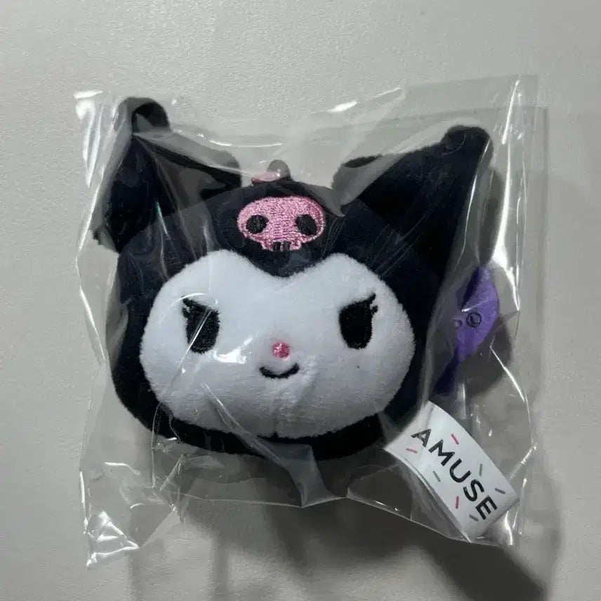 [BUNJANG] Amuse Kuromi Face Keyring Limited Edition / 어뮤즈 쿠로미 페이스키링 한정에디션