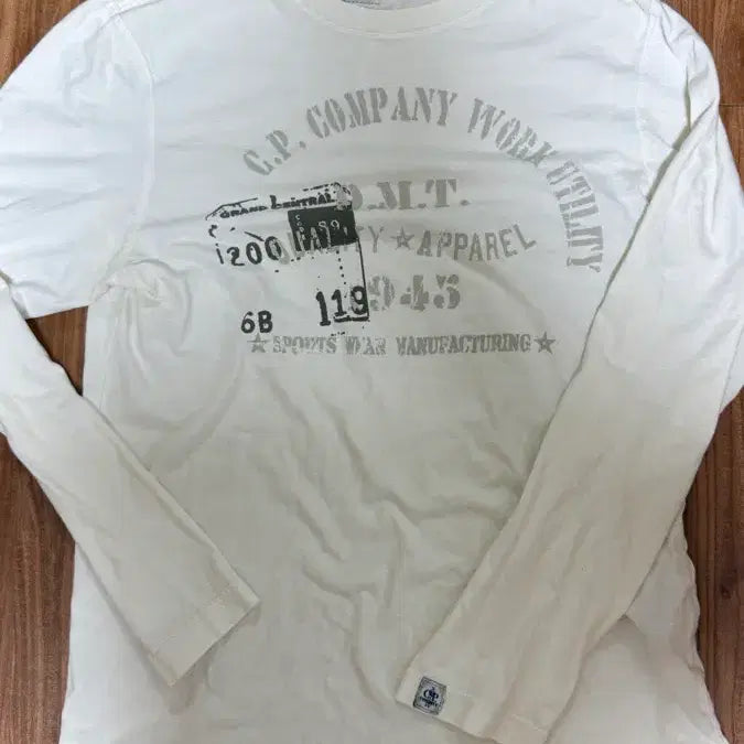 [BUNJANG] C.P. Company White Long Sleeve 2007 Archive / C.P. Company 화이트 롱슬리브 07년도 M