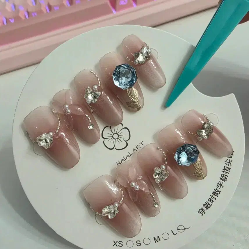[BUNJANG] Magnetic Gel Nail Tips [L] / 자석젤 그라 네일팁 [L]