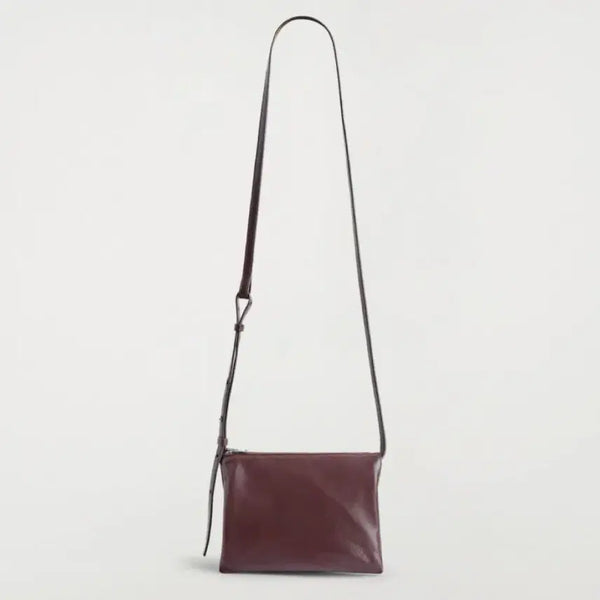 [BUNJANG] COS TROVE Leather Crossbody Bag - Bordeaux / [새상품] COS TROVE 크로스바디 백 - 레더 보르도