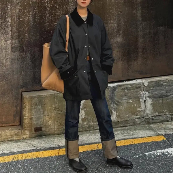 [BUNJANG] GED Danny Work Jacket / ged 게드 Danny work jacket 워크자켓 야상 배색 (S)