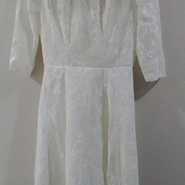 [BUNJANG] White Lace Strap Dress / 화이트 레이스 소재 드레스 원피스55