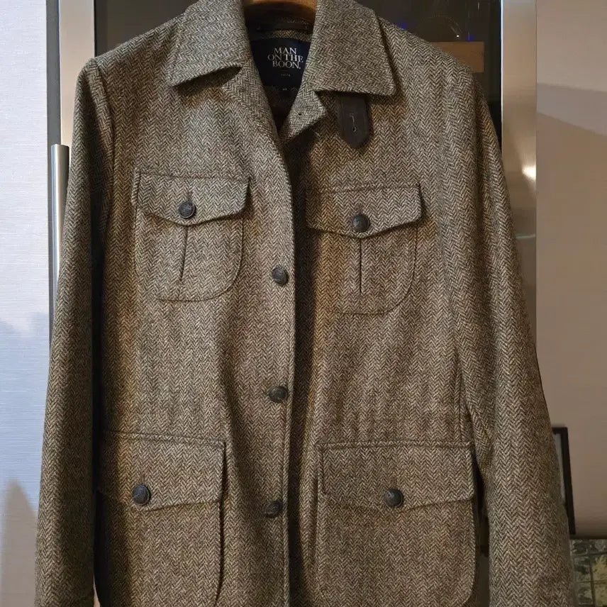 [BUNJANG] MAN ON THE BOON Wool Herringbone Jacket Size 48 / 맨온더분 울 헤링본 자켓 48사이즈입니다