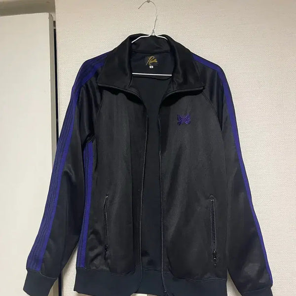 [BUNJANG] Needles Track Jacket (Black/Purple) / 니들스 트랙자켓 검보