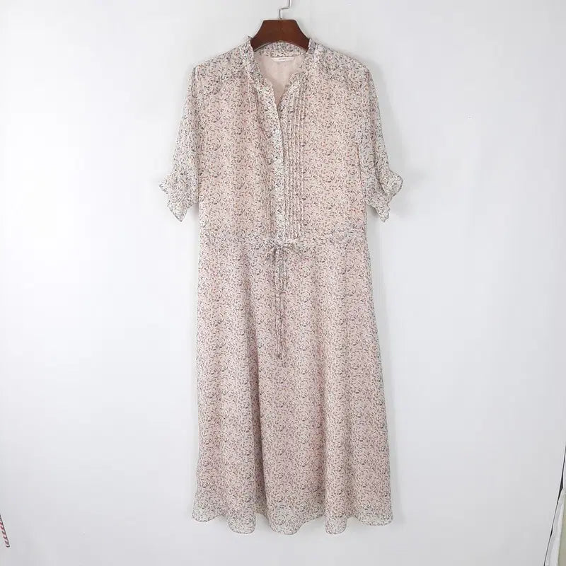 [BUNJANG] BCBG Off-Neck Chiffon Long Dress Size M / BCBG 오프넥 쉬폰 롱 원피스 M