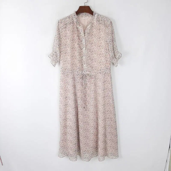 [BUNJANG] BCBG Off-Neck Chiffon Long Dress Size M / BCBG 오프넥 쉬폰 롱 원피스 M