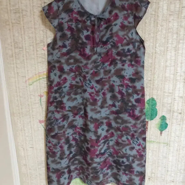 [BUNJANG] 100% Rayon Patterned Dress Size 66 / 인견100%패턴 원피스 66