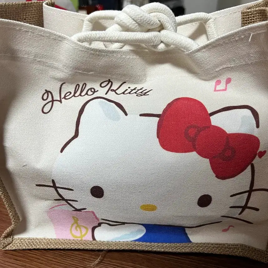 [BUNJANG] Hello Kitty Eco Bag Shoulder Bag / 헬로키티 에코백 숄더백