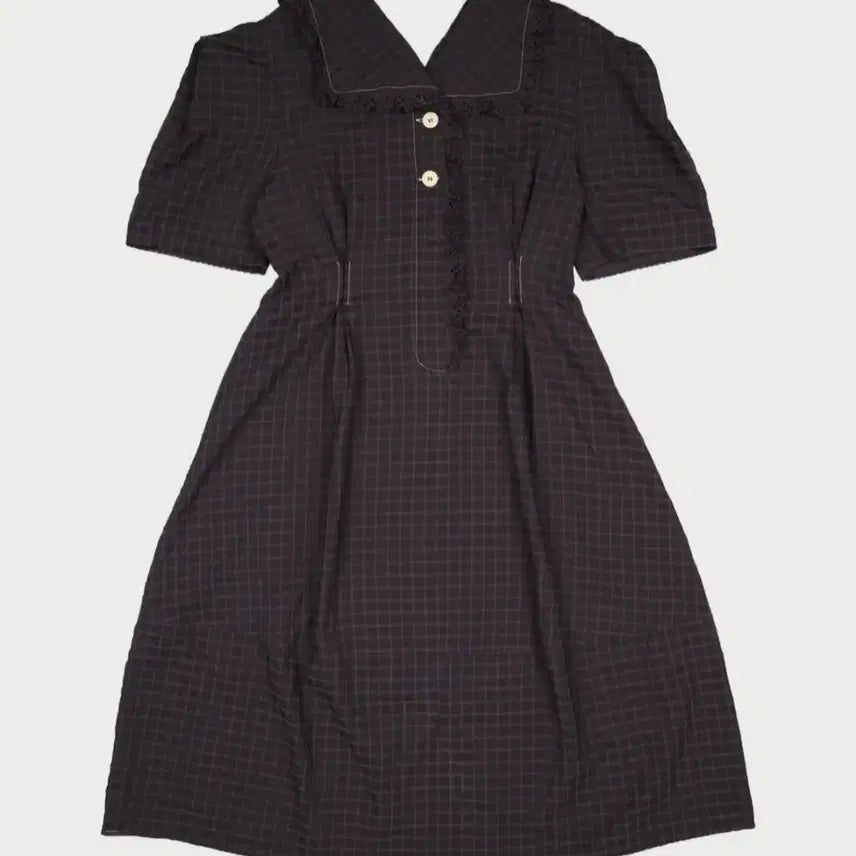 [BUNJANG] Atcorner Black Cotton Blend Midi Dress Size M / 앳코너 원피스 블랙M사이즈 (지지미 원단)