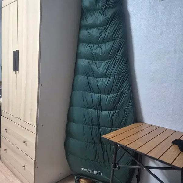 [BUNJANG] Feather Down Sleeping Bag Zen Green 1500g / 페더다운 침낭 젠그린 1500g