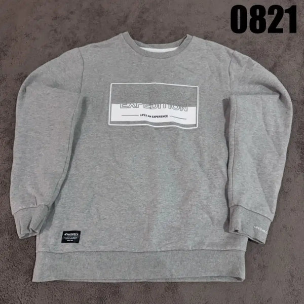 [BUNJANG] Discovery Expedition Gray Logo Sweatshirt / 디스커버리 맨투맨 (100)