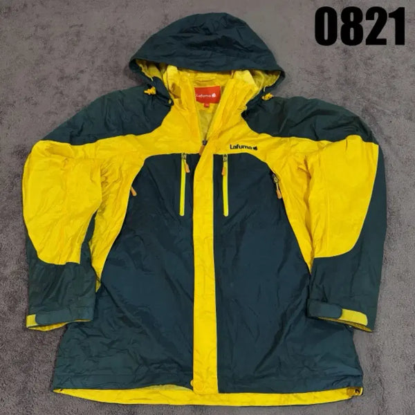 [BUNJANG] Lafuma Two-Tone Hooded Windbreaker Jacket (Size 100) / 라푸마 투톤 후드 바람막이 (100)
