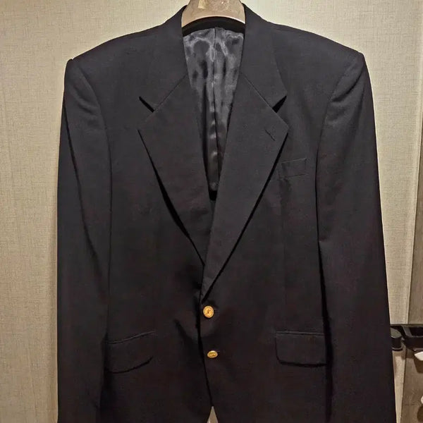 [BUNJANG] 1994 Yves Saint Laurent Gold Button Blazer Jacket / 94년 빈티지 입생로랑 금장 블레이저자켓