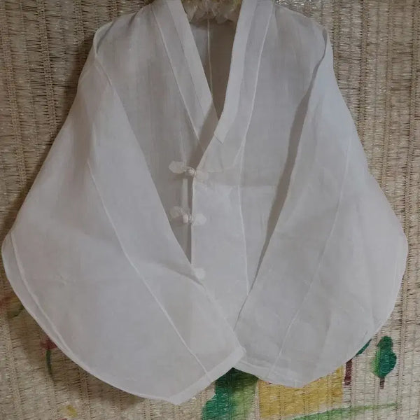 [BUNJANG] White Mosi Hanbok Jacket / 새제품급)모시 화이트 저고리