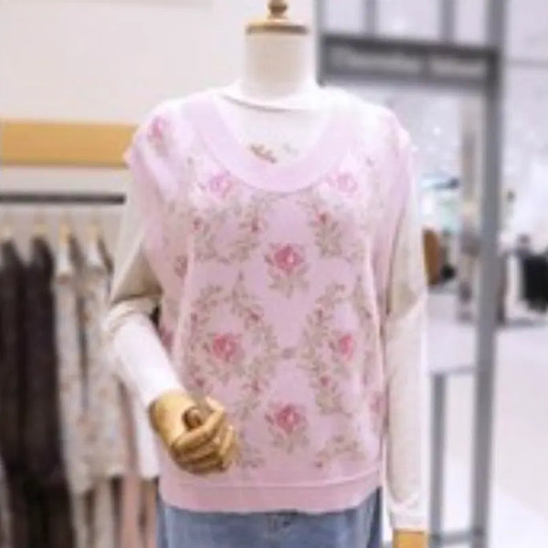 [BUNJANG] Thursday Island U-Neck Knit Vest / 써스데이아일랜드(Thursday Island) U넥 니트베스트 프리사이즈