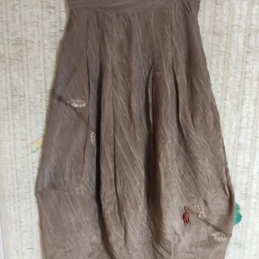 [BUNJANG] Natural Dyeing Flare Long Skirt / 조주희옷) 천연염색 플레어 스커트