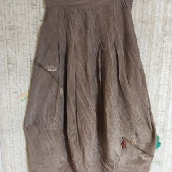 [BUNJANG] Natural Dyeing Flare Long Skirt / 조주희옷) 천연염색 플레어 스커트