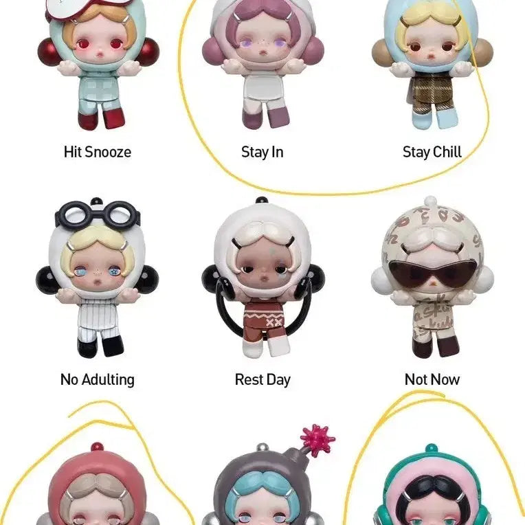 [BUNJANG] Skullpanda Off Mode 4-Type Bundle Set / 4종 일괄)스컬판다 off 모드 히퍼