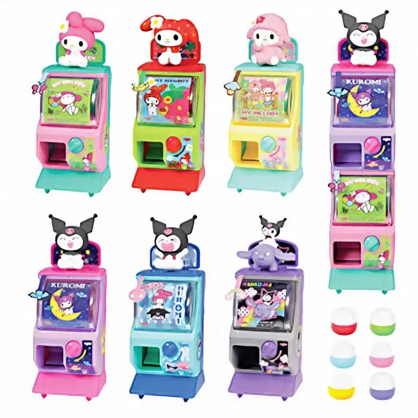 [BUNJANG] Sanrio Gachapon Machine 6 Types Set / 산리오 가챠머신6종세트, 마이멜로디피아노 가챠,피아노 가챠, 바쿠 가챠