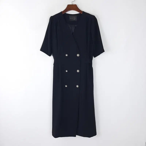 [BUNJANG] The Lady Double Button Dress S / 더레이디 더블버튼 원피스 S