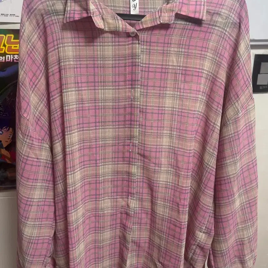 [BUNJANG] Oversized Pink Summer Shirt / 오버핏 핑크 여름 셔츠 난방 양도