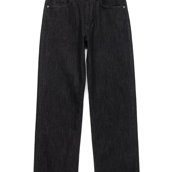 [BUNJANG] Hatching Room Straight Leg Black Jeans / [4] 해칭룸 스트레이트진 블랙