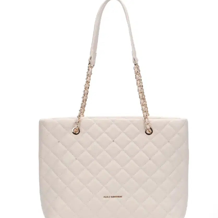 [BUNJANG] Polspocket Eve Quilting Shoulder Bag Ivory / 폴스부띠끄 캘리 이브 아이보리 퀄팅 숄더백