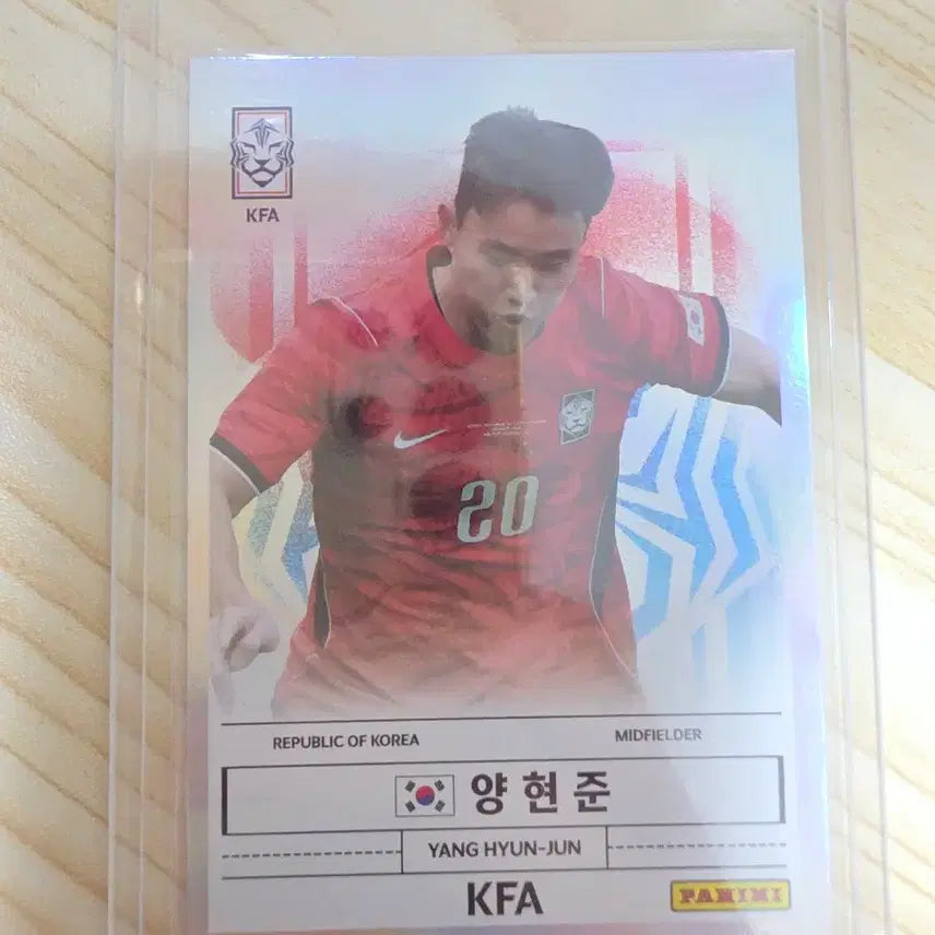 [BUNJANG] Yang Hyun-jun KFA Stars 2026 K League Trading Card / 2026 k리그 파니니 양현준 KFA Stars카드 판매 강원fc