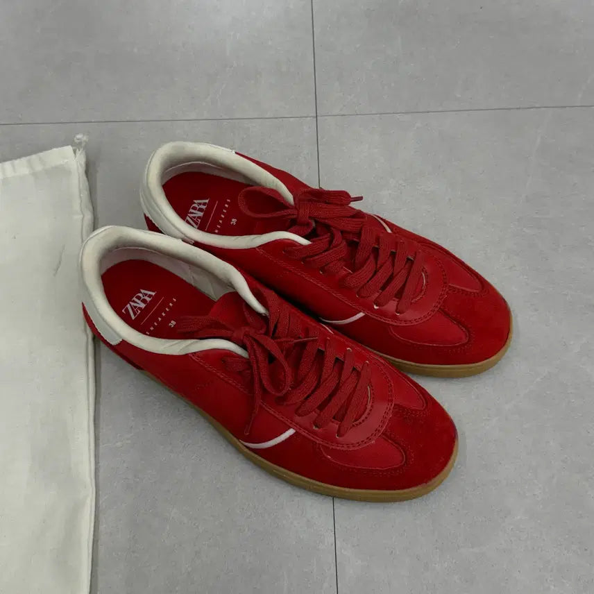 [BUNJANG] Zara Red Sneakers / 자라 레드 스니커즈 38 판매합니다.
