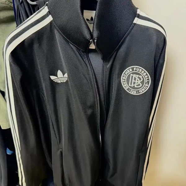 [BUNJANG] Adidas Germany National Team 125th Anniversary Black Track Top / 아디다스 독일 국가대표 125주년 블랙 트랙탑(내고 쌉가능)