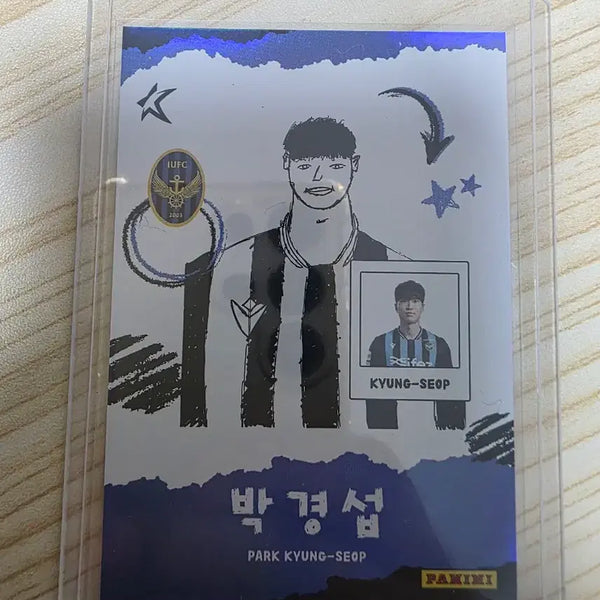 [BUNJANG] Panini K League Park Kyung-seop Drawing Card / 2026 k리그 파니니 박경섭 드로잉 카드 인천유나이티드