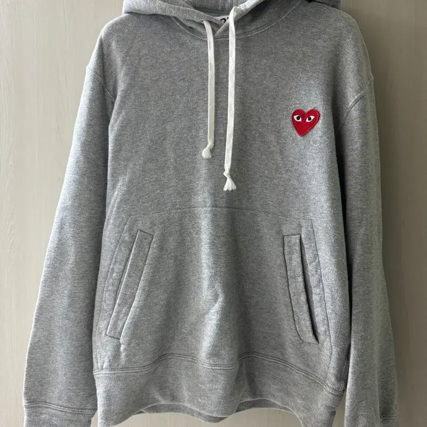 [BUNJANG] Comme des Garçons Genuine Hooded Sweatshirt - Grey / 꼼데가르송 정품 후드티 그레이