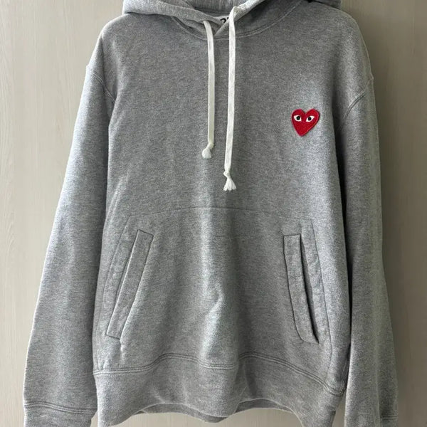 [BUNJANG] Comme des Garçons Genuine Hooded Sweatshirt - Grey / 꼼데가르송 정품 후드티 그레이