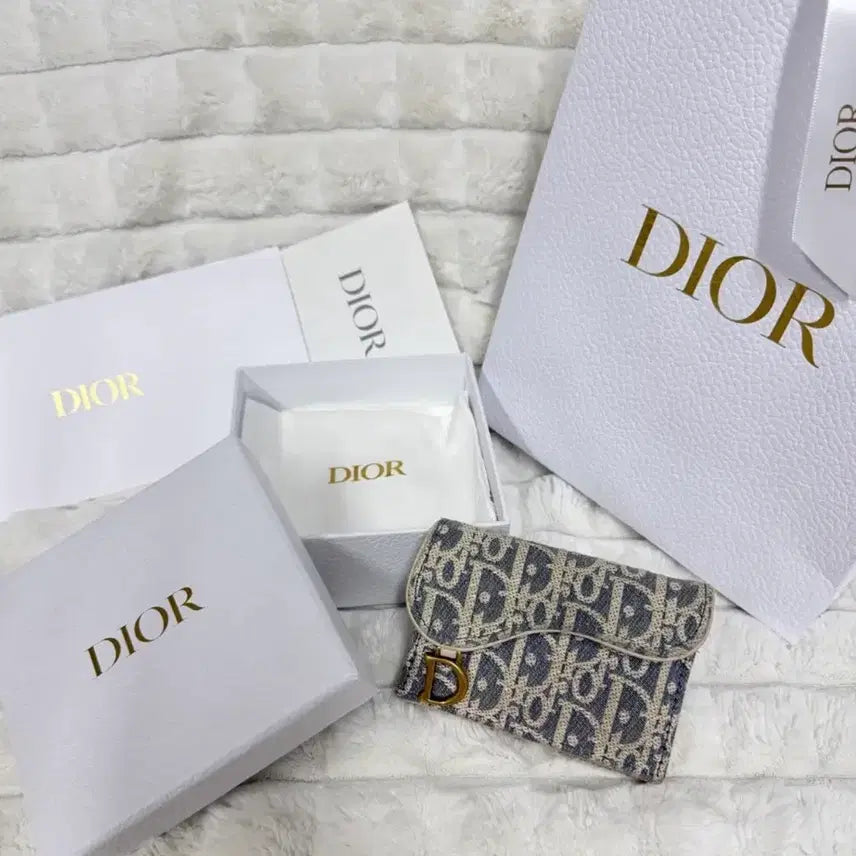 [BUNJANG] Dior Oblique Saddle Card Holder / 디올 오블리크 새들 카드지갑
