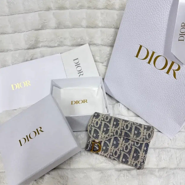 [BUNJANG] Dior Oblique Saddle Card Holder / 디올 오블리크 새들 카드지갑