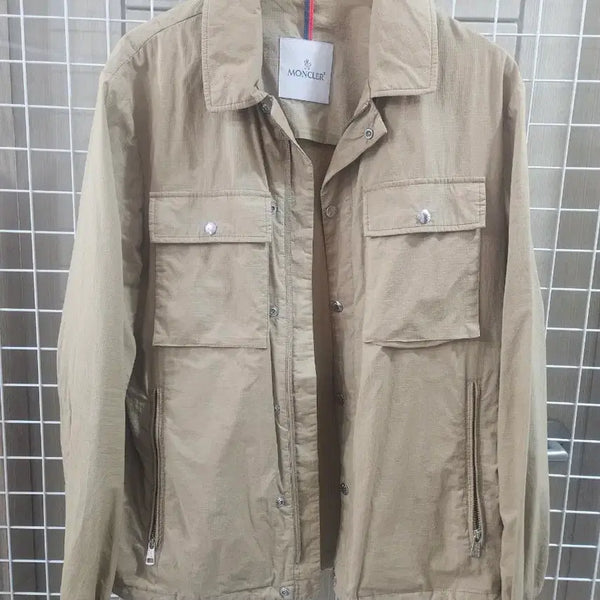 [BUNJANG] Moncler Beige Lightweight Field Jacket / 몽클레어 베이지 경량 필드 자켓