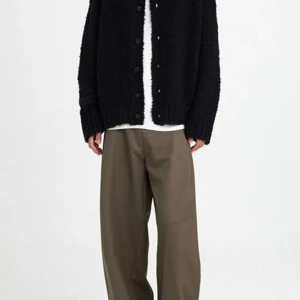 [BUNJANG] Youth Two-Tuck Layered Pants Brown / (L)유스 투턱 레이어드 팬츠 브라운