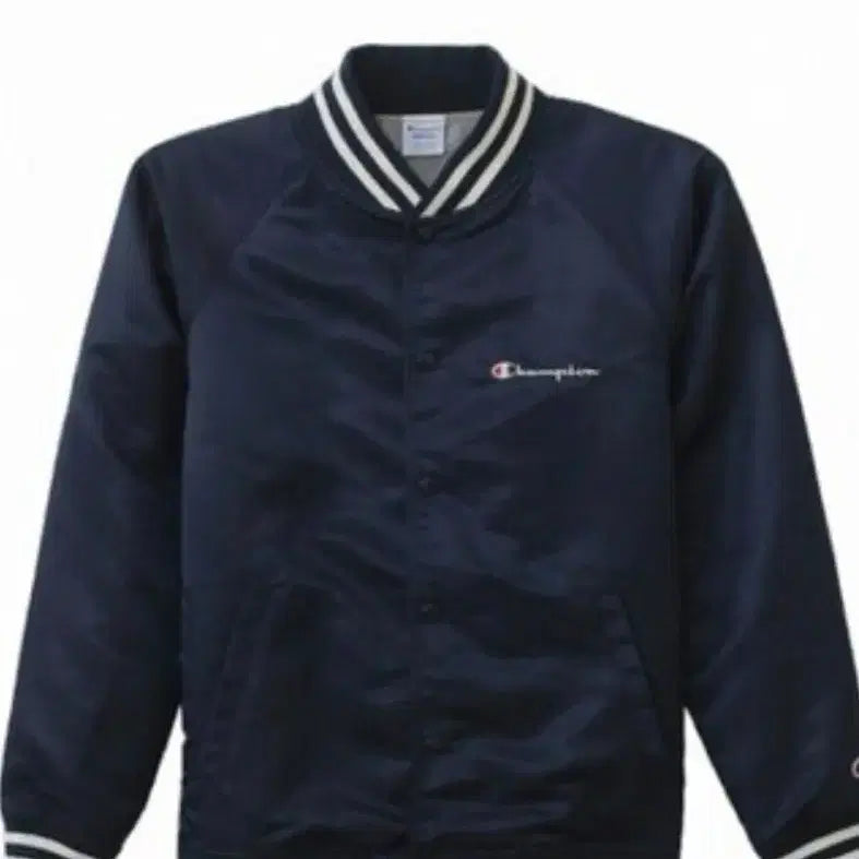[BUNJANG] Champion Men's Navy Baseball Jacket (XL) / (상태최고)챔피온 남성 야구점퍼(XL)105
