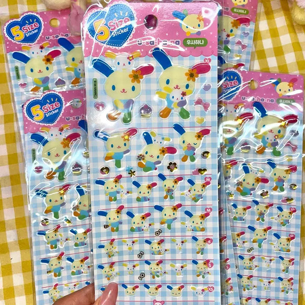 [BUNJANG] Usahana Size 5 Stickers / 우사하나 5사이즈 스티커