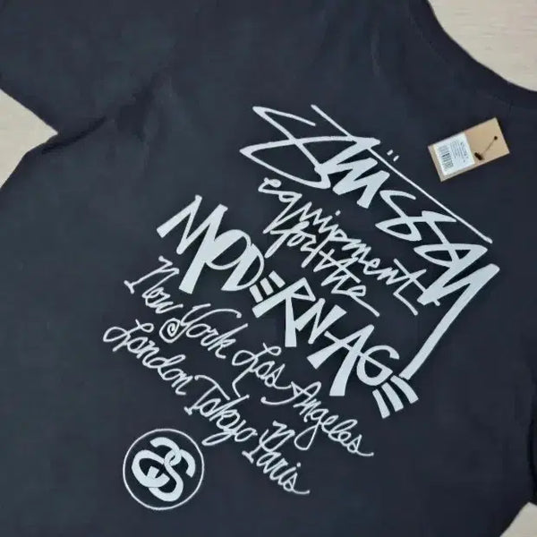 [BUNJANG] Stussy Modern Age T-Shirt Black XL / 스투시 모던 에이지 반팔티 블랙 XL