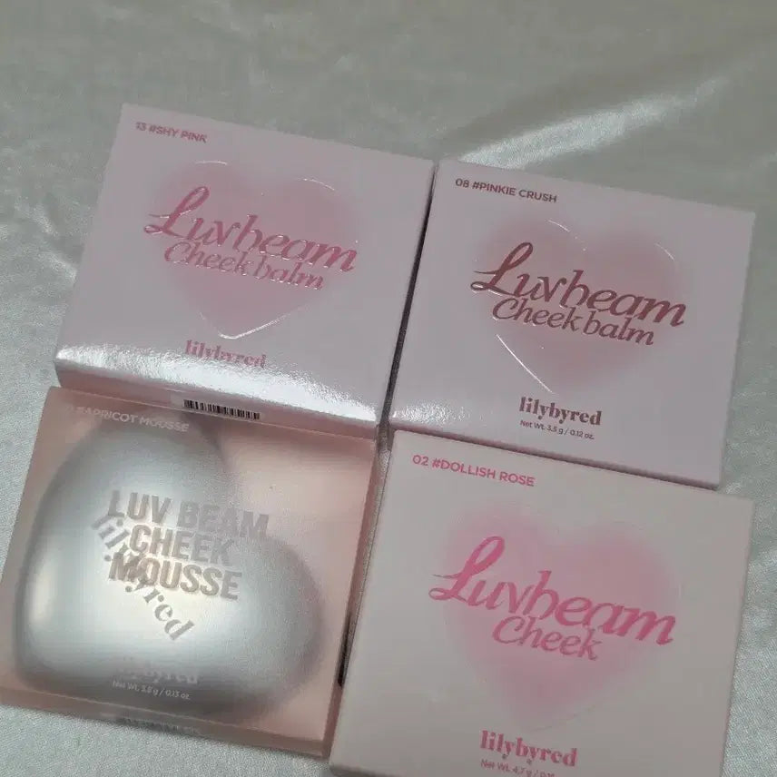 [BUNJANG] Lilybyred Love Beam Cheek, Cheek Balm, Cheek Mousse / 새상품) 릴리바이레드 러브빔 치크, 치크밤, 치크무스 (청순빔, 부끄빔, 설렘빔, 살구무스)