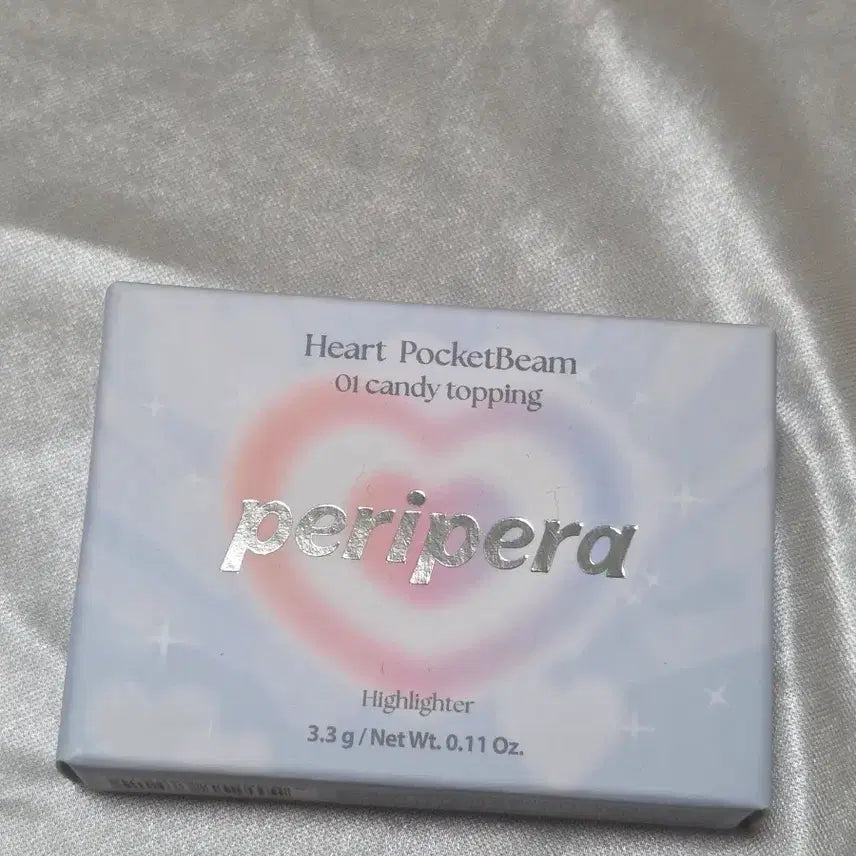 [BUNJANG] Peripera Heart Pocketbeam Highlighter 01 Rainbow Reflector / 새상품) 페리페라 하트 포켓빔 01 무지개반사 하이라이터
