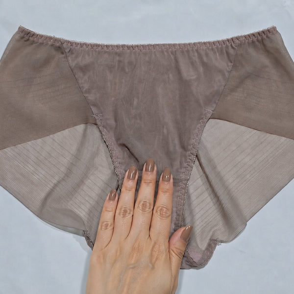 [BUNJANG] Brown See-Through Panty L / (중고) 브라운 시스루 팬티 L