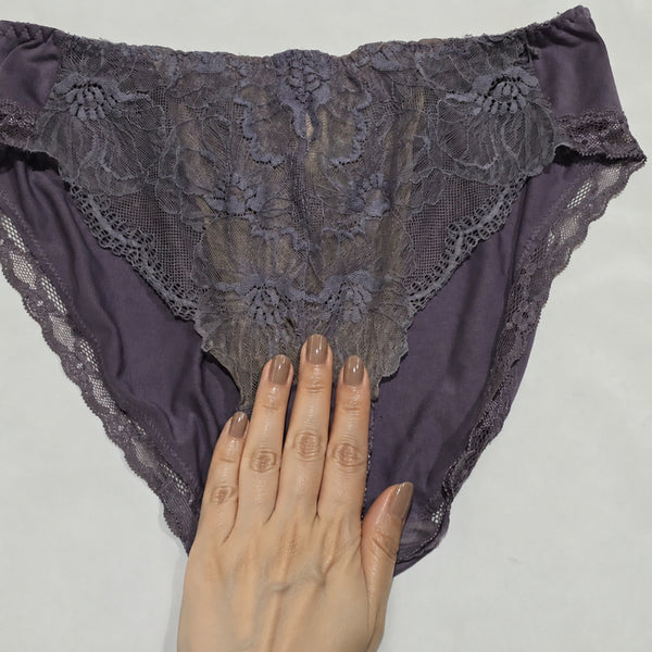 [BUNJANG] Purple Lace Panties XL (Used) / (중고) 퍼플 레이스팬티 95(XL)