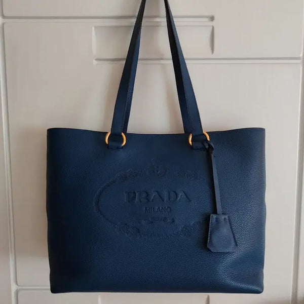 [BUNJANG] Authentic Prada Big Logo Shopper Bag / 정품 프라다 빅 로고 쇼퍼백