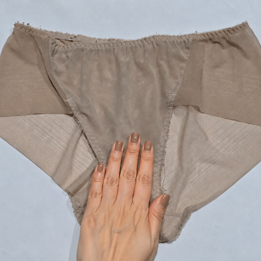 [BUNJANG] Beige See-through Panty XL / (중고) 베이지 시스루 팬티 XL